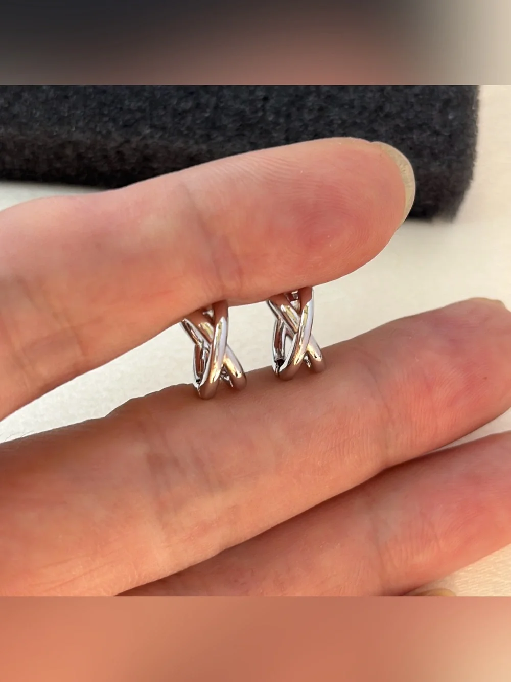 12mm Small Hoop Earrings for Men Women Streetwear Punk Hip Hop Unisex Earrings